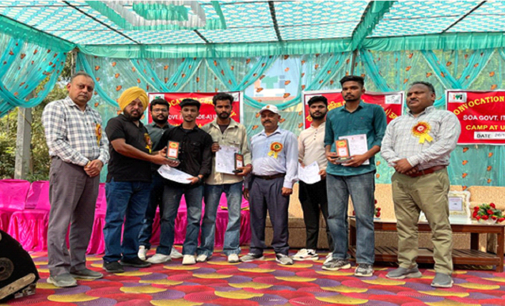As per the directions of Central Government, Skill Convocation was organized at Government Industrial Training Institute, Grade-A, Una.